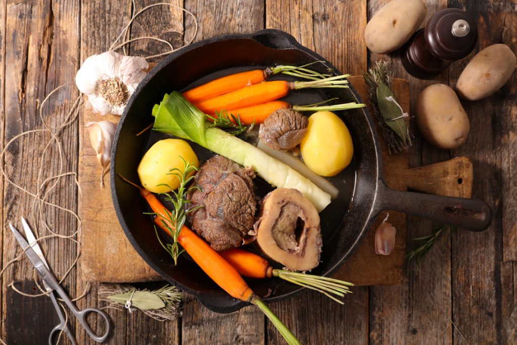 Le pot-au-feu de la gentilhommière, généreux et gourmand