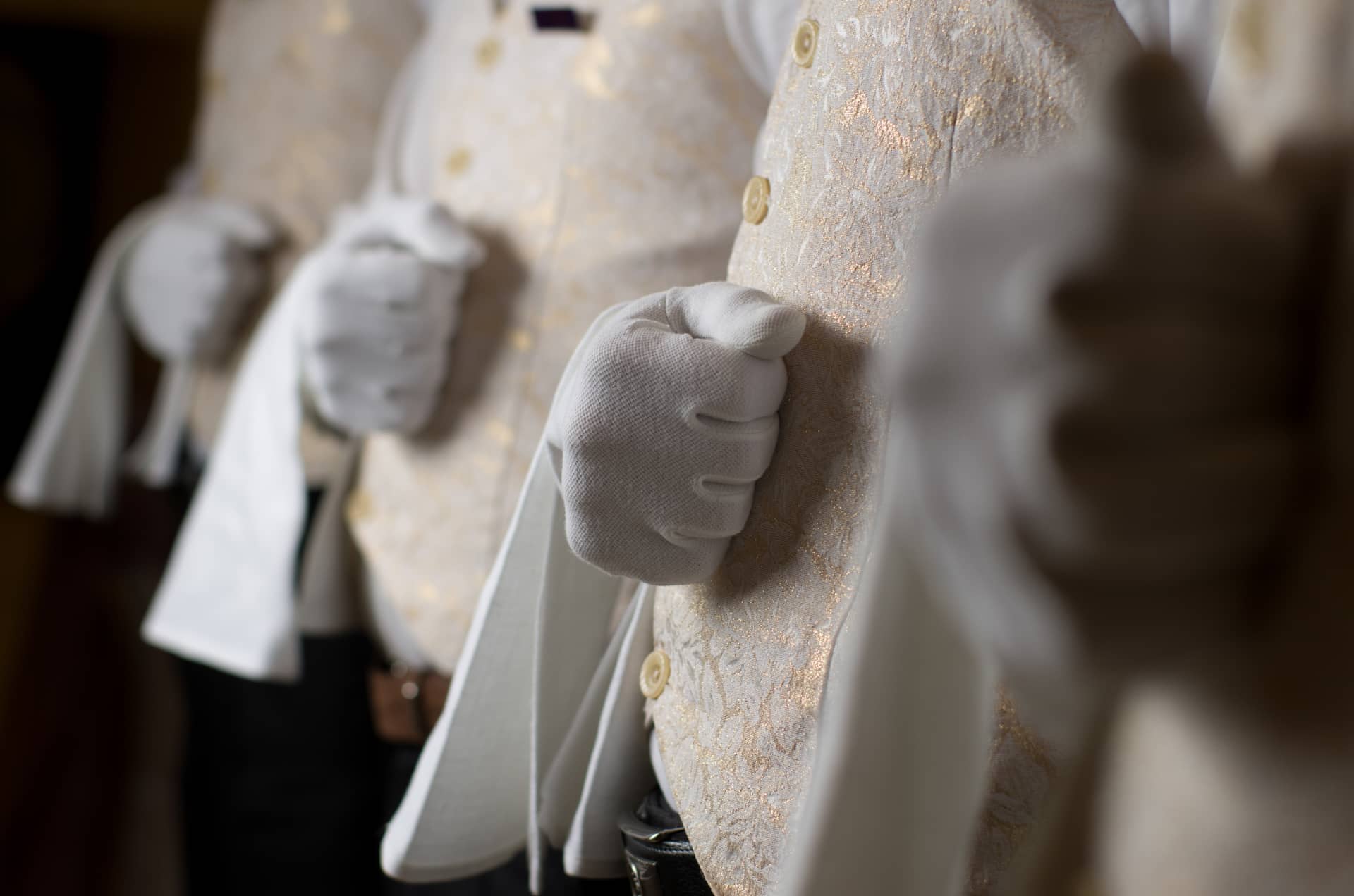 Lignée de serveurs avec serviettes